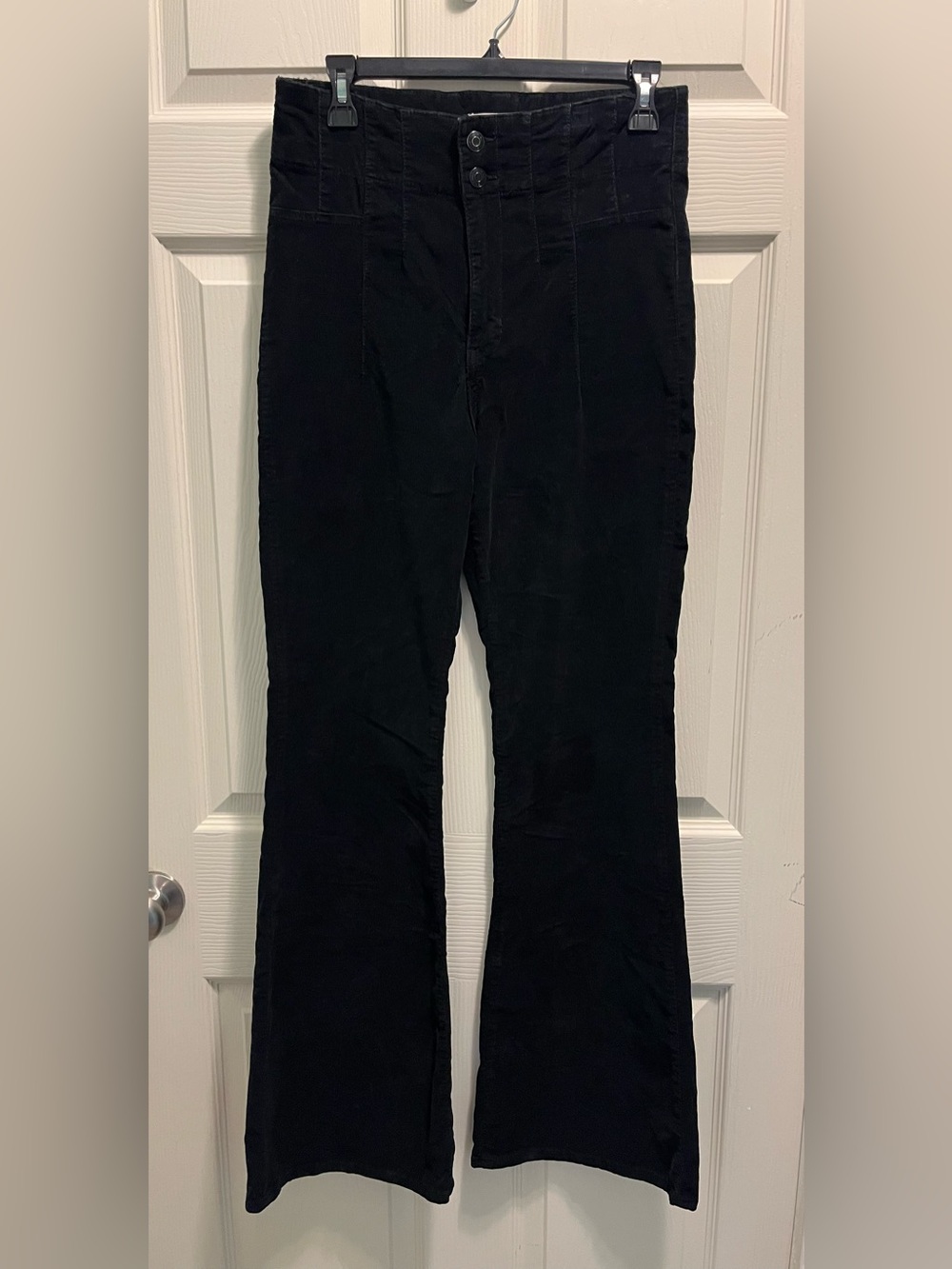 We The Free Black High-Rise Flare Jeans